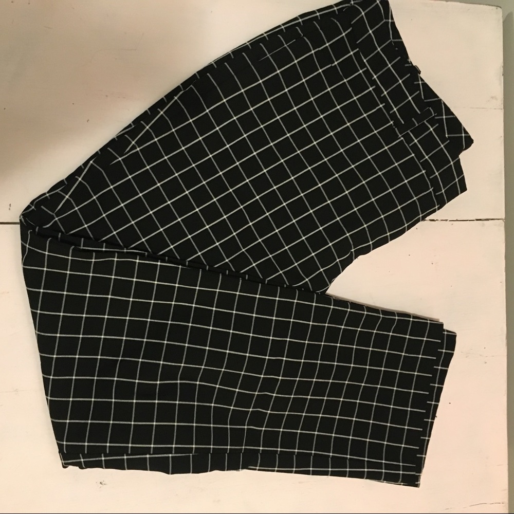 Striped patterned cropped worthington dress pants